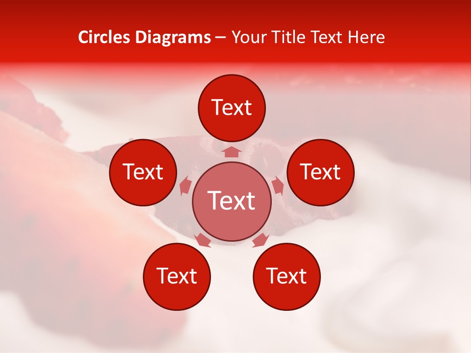 Closeup Delicious Vanilla PowerPoint Template