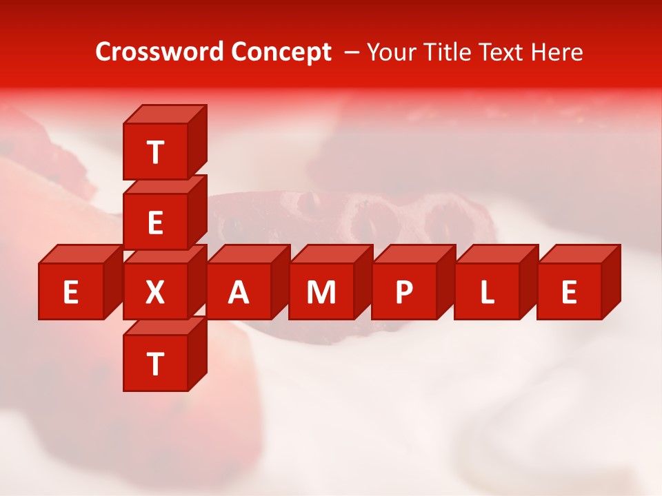 Closeup Delicious Vanilla PowerPoint Template