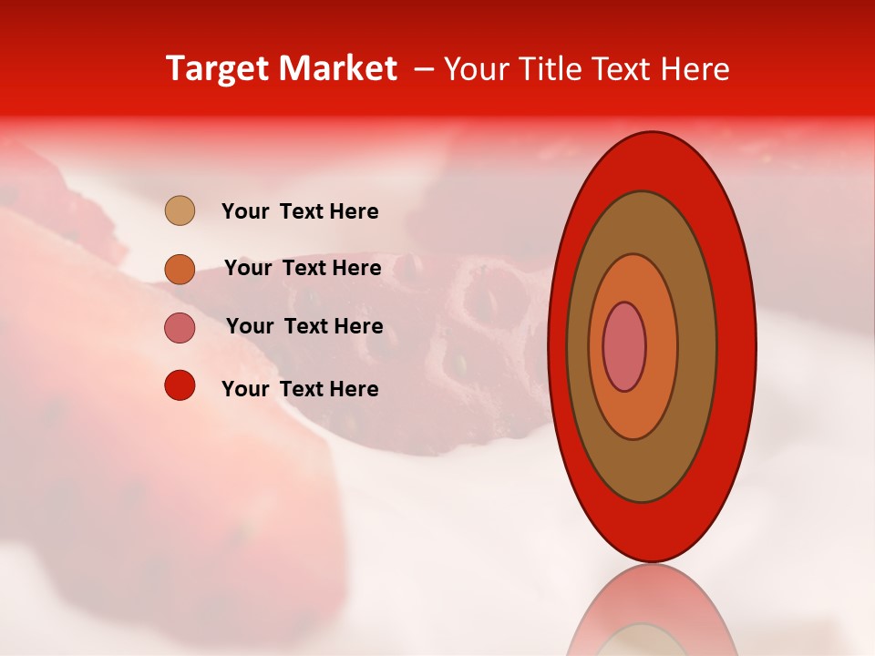 Closeup Delicious Vanilla PowerPoint Template