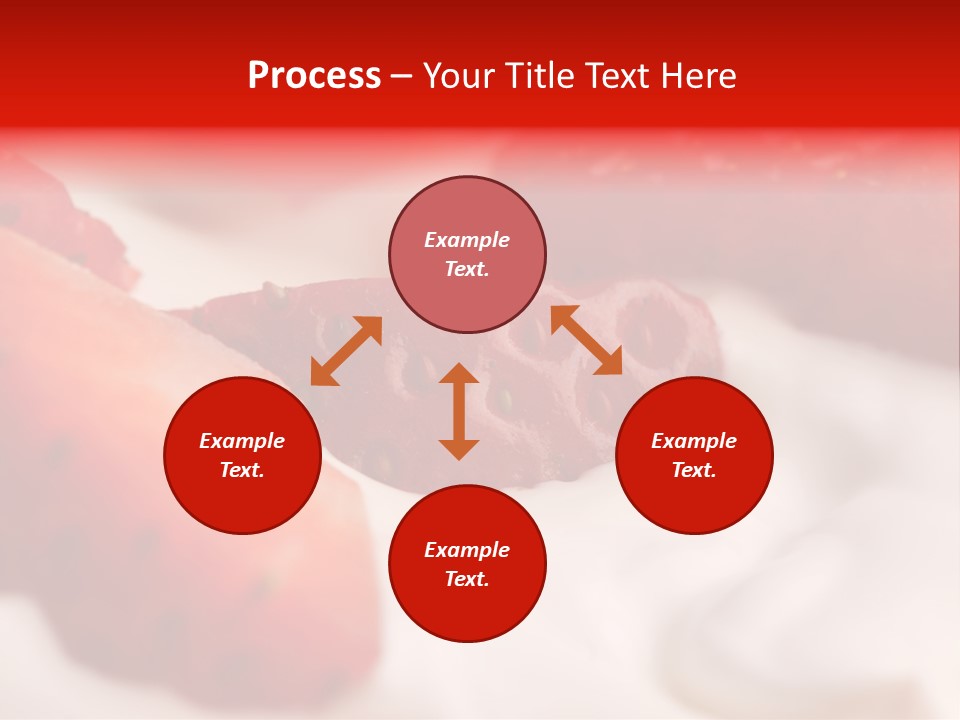 Closeup Delicious Vanilla PowerPoint Template