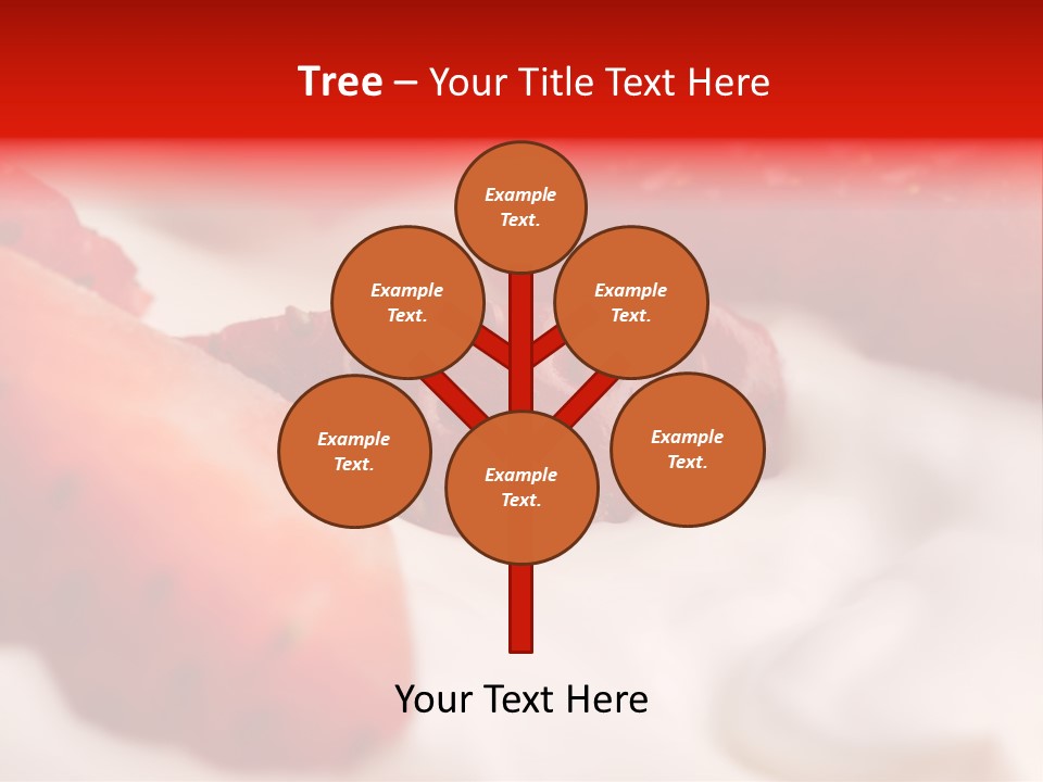 Closeup Delicious Vanilla PowerPoint Template