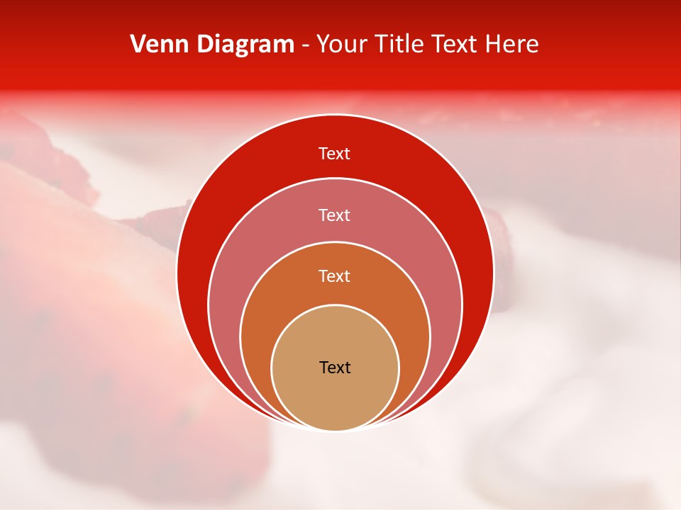 Closeup Delicious Vanilla PowerPoint Template