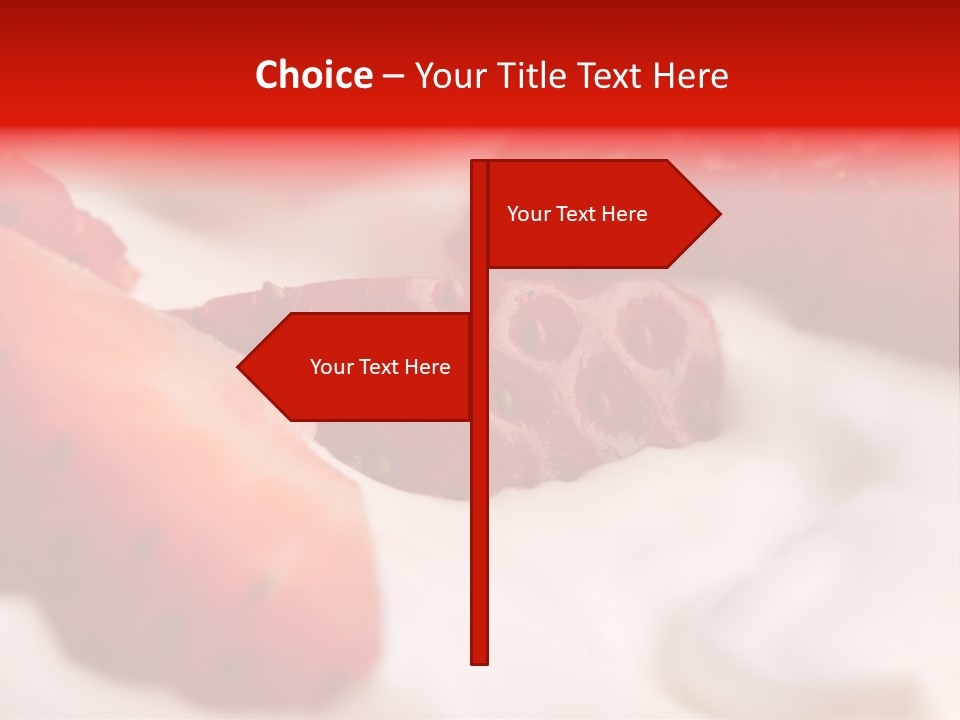 Closeup Delicious Vanilla PowerPoint Template