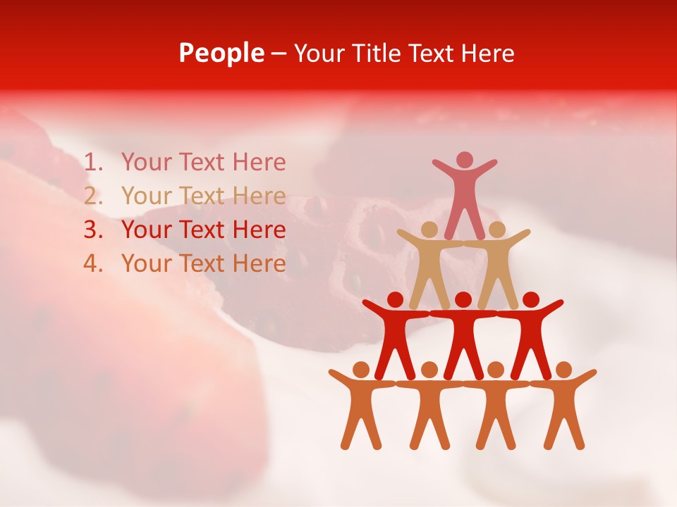 Closeup Delicious Vanilla PowerPoint Template