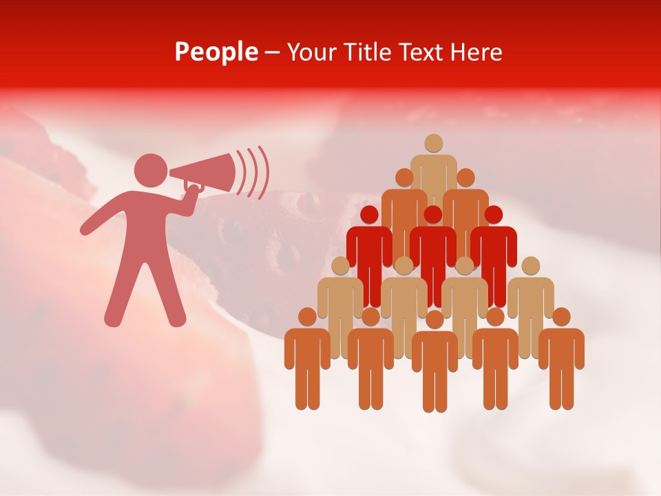 Closeup Delicious Vanilla PowerPoint Template