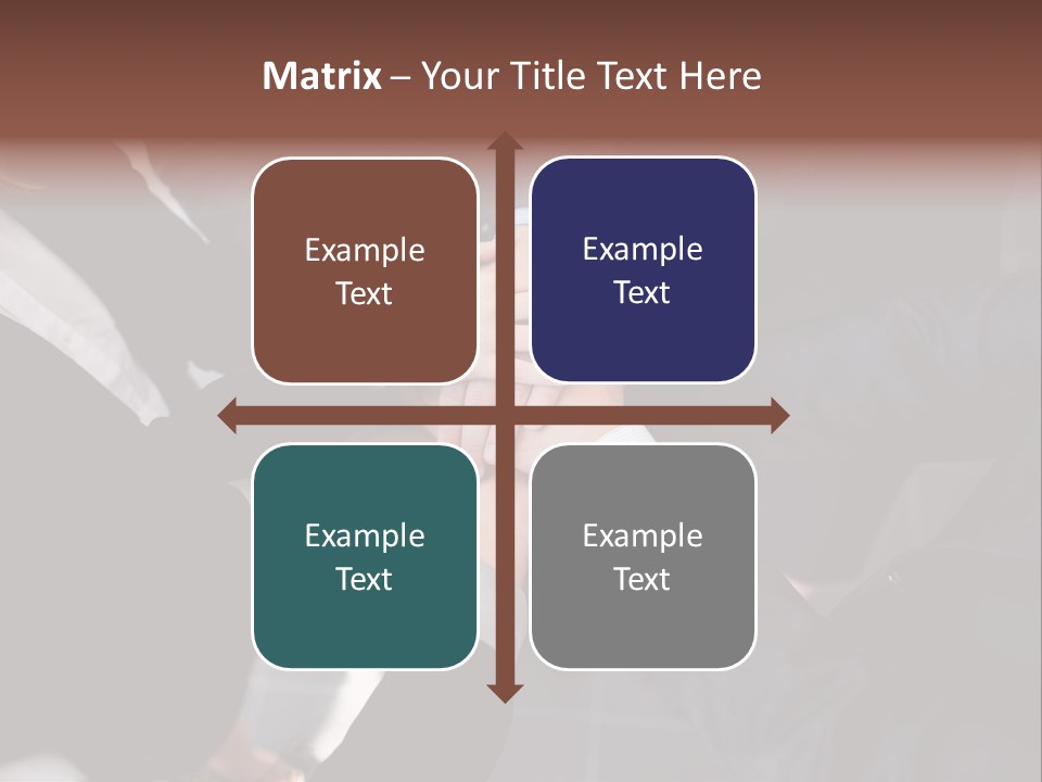 Strategy Aspirations Occupation PowerPoint Template