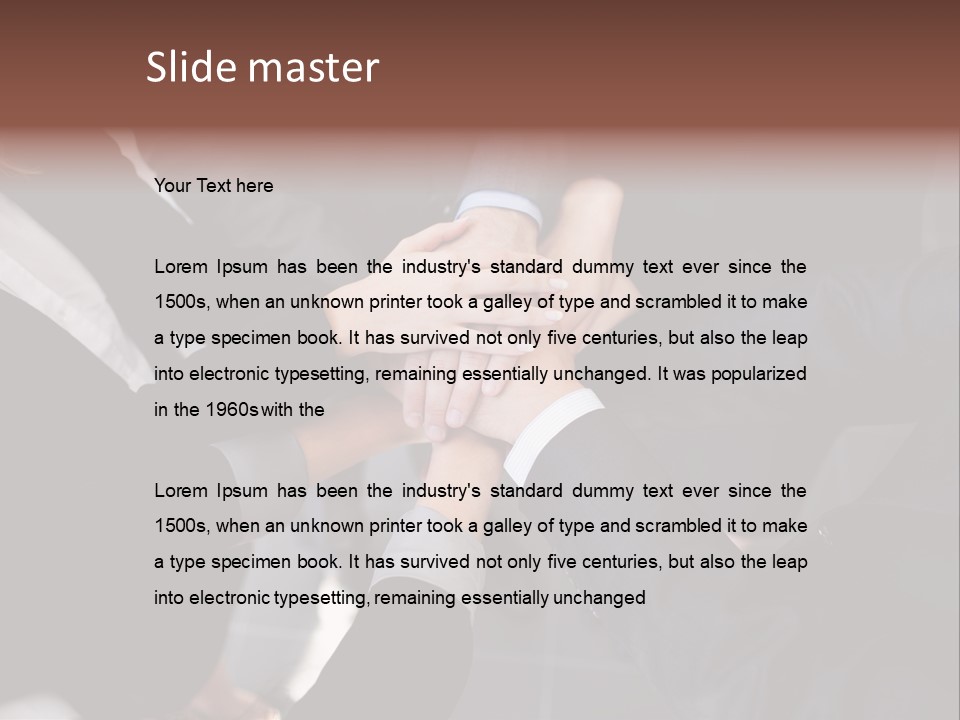 Strategy Aspirations Occupation PowerPoint Template