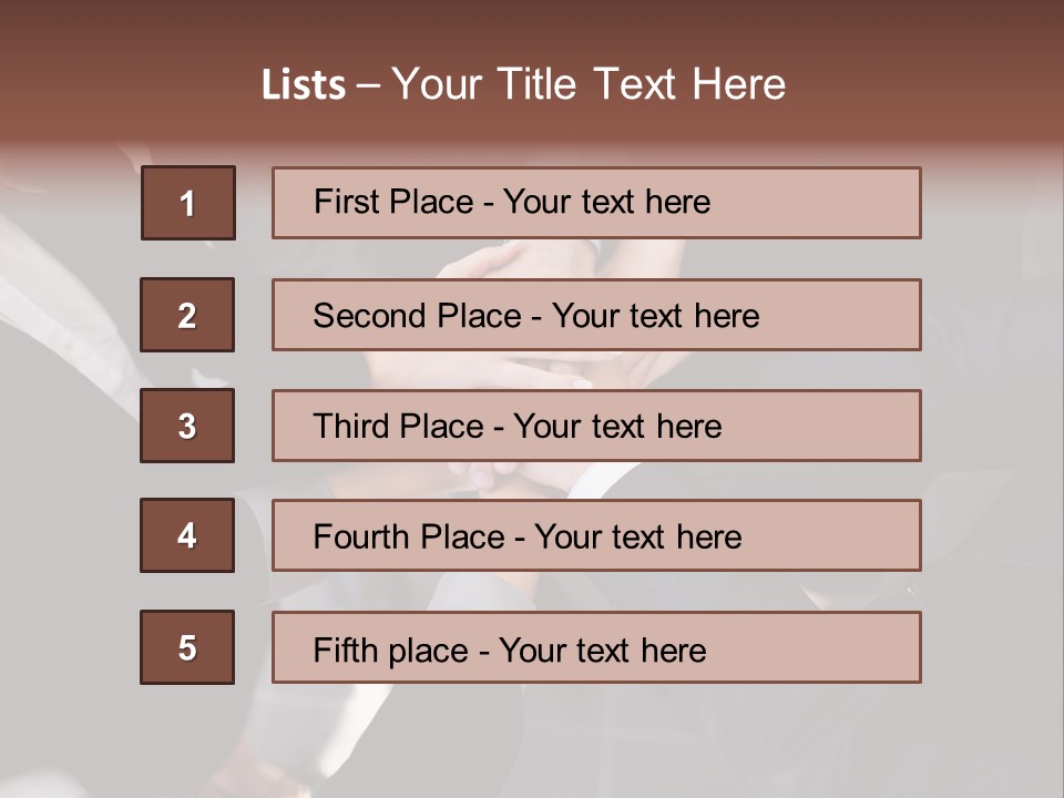 Strategy Aspirations Occupation PowerPoint Template