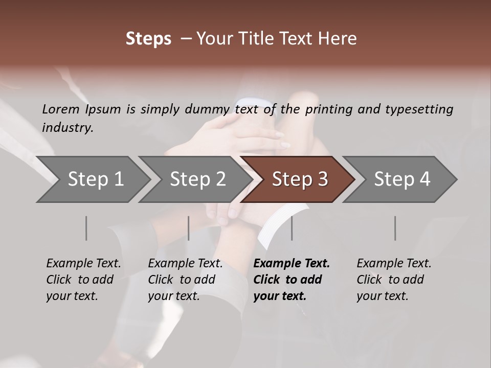 Strategy Aspirations Occupation PowerPoint Template