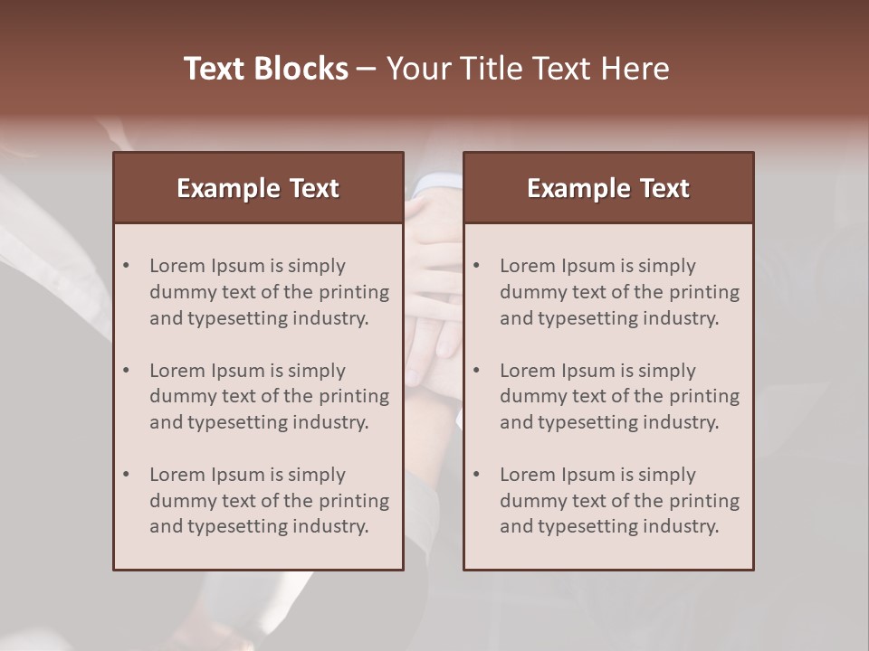Strategy Aspirations Occupation PowerPoint Template