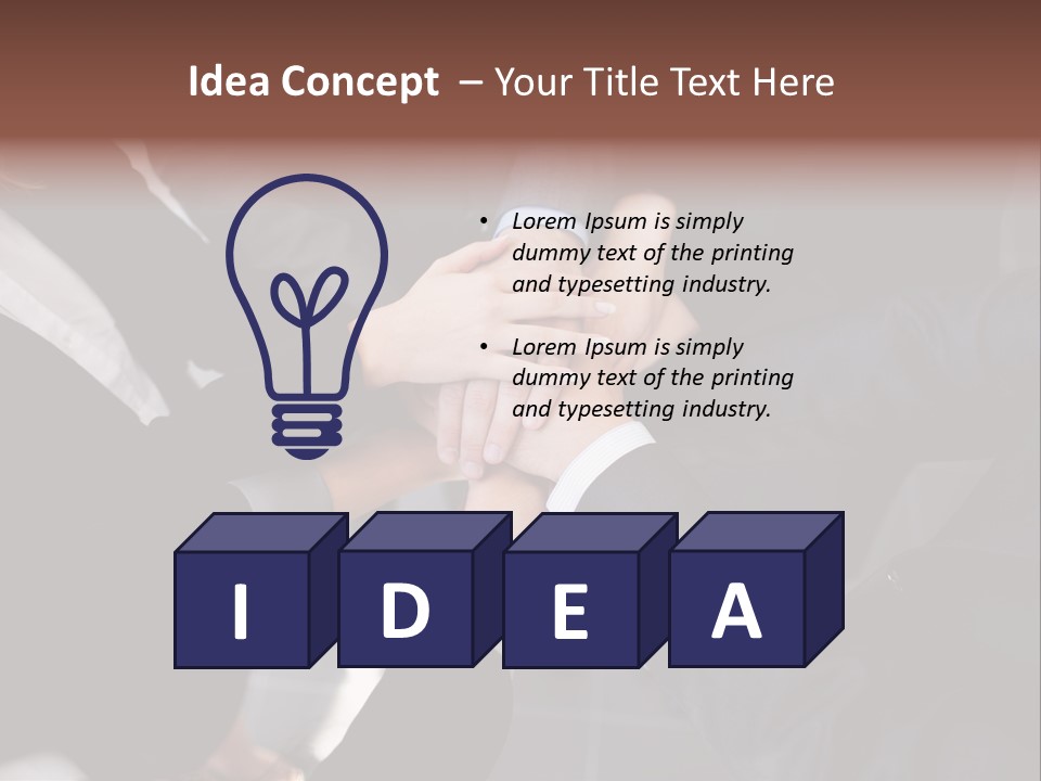 Strategy Aspirations Occupation PowerPoint Template