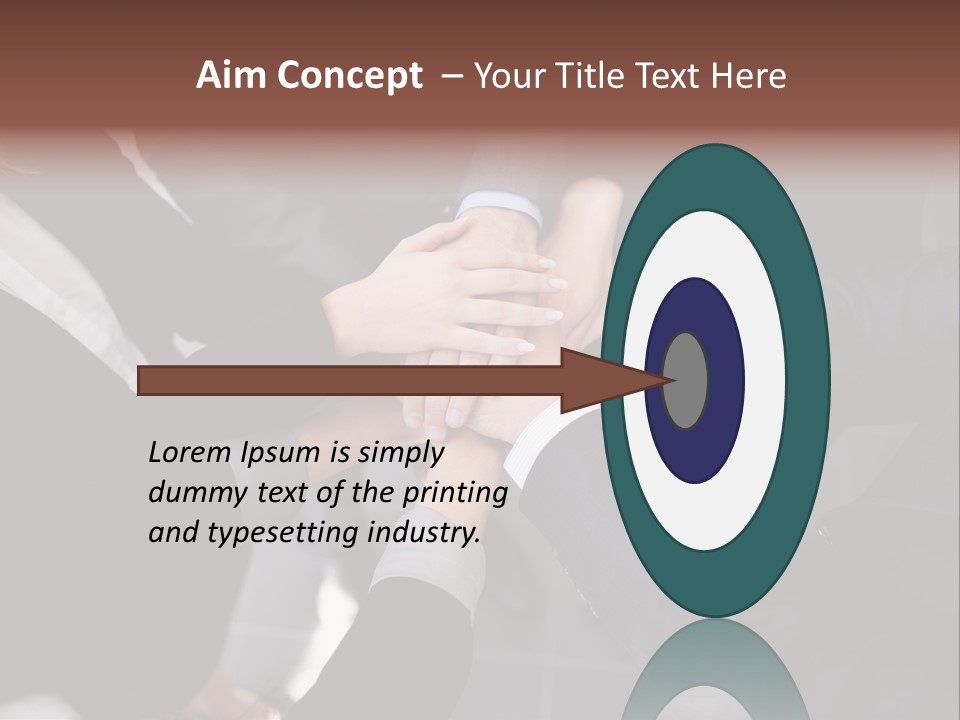 Strategy Aspirations Occupation PowerPoint Template