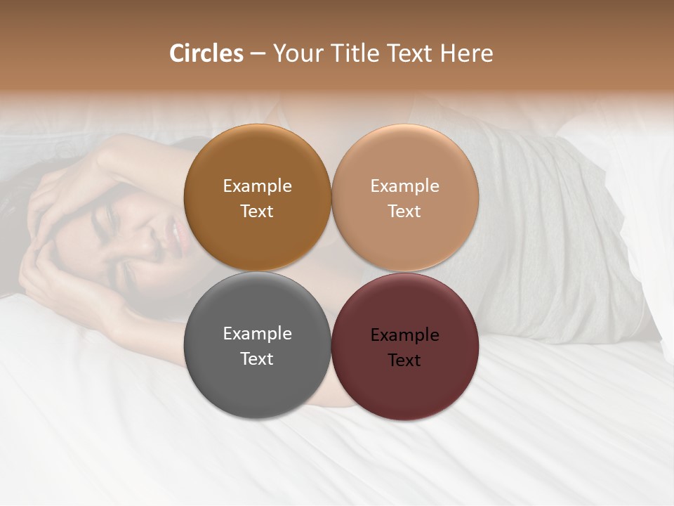 White Sadness Frustration PowerPoint Template