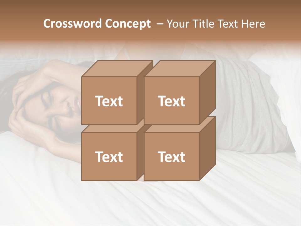 White Sadness Frustration PowerPoint Template