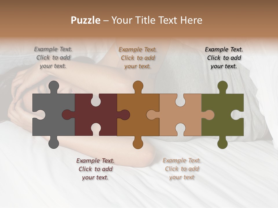 White Sadness Frustration PowerPoint Template