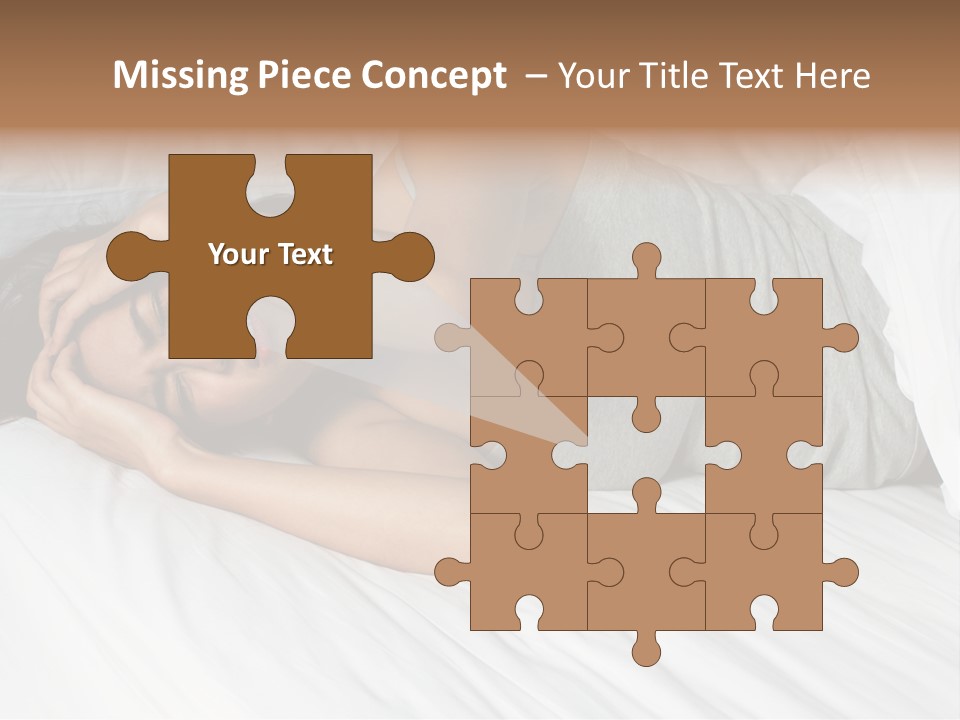 White Sadness Frustration PowerPoint Template