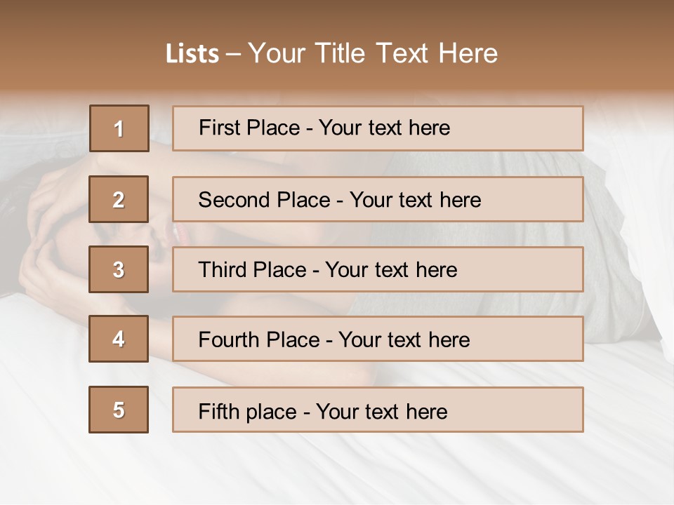 White Sadness Frustration PowerPoint Template
