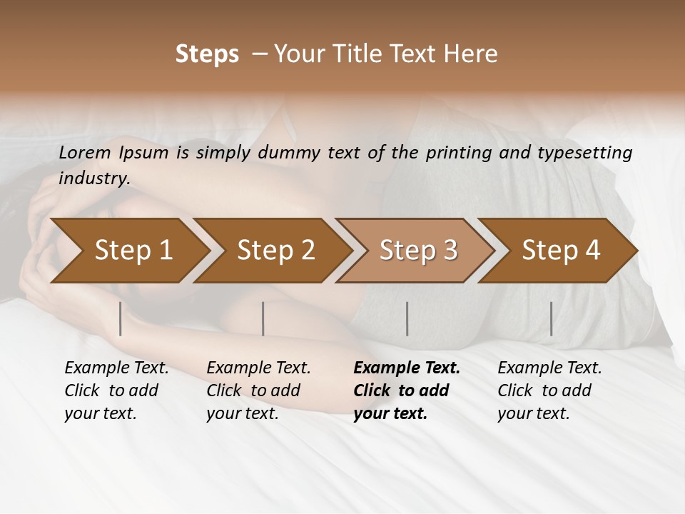 White Sadness Frustration PowerPoint Template