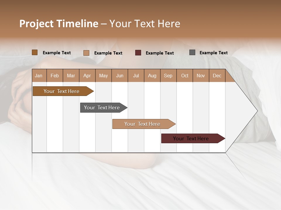 White Sadness Frustration PowerPoint Template
