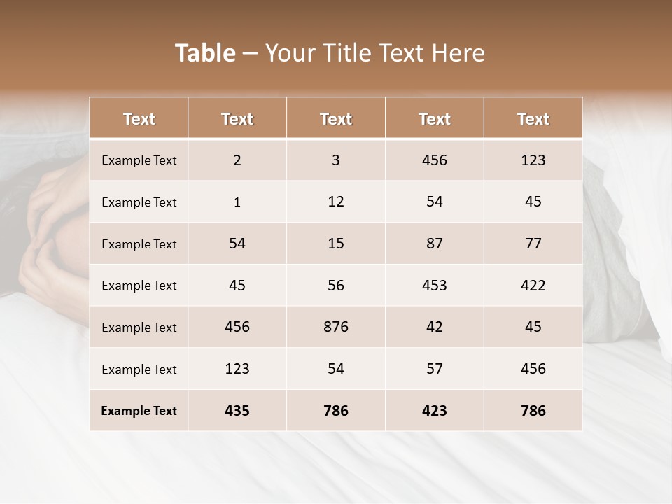 White Sadness Frustration PowerPoint Template