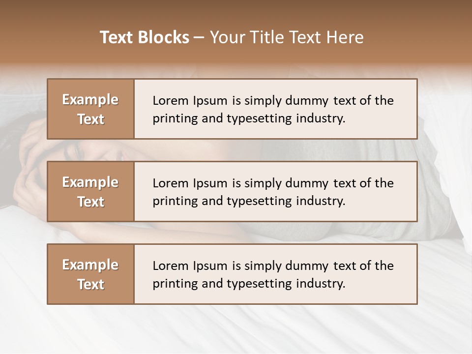 White Sadness Frustration PowerPoint Template