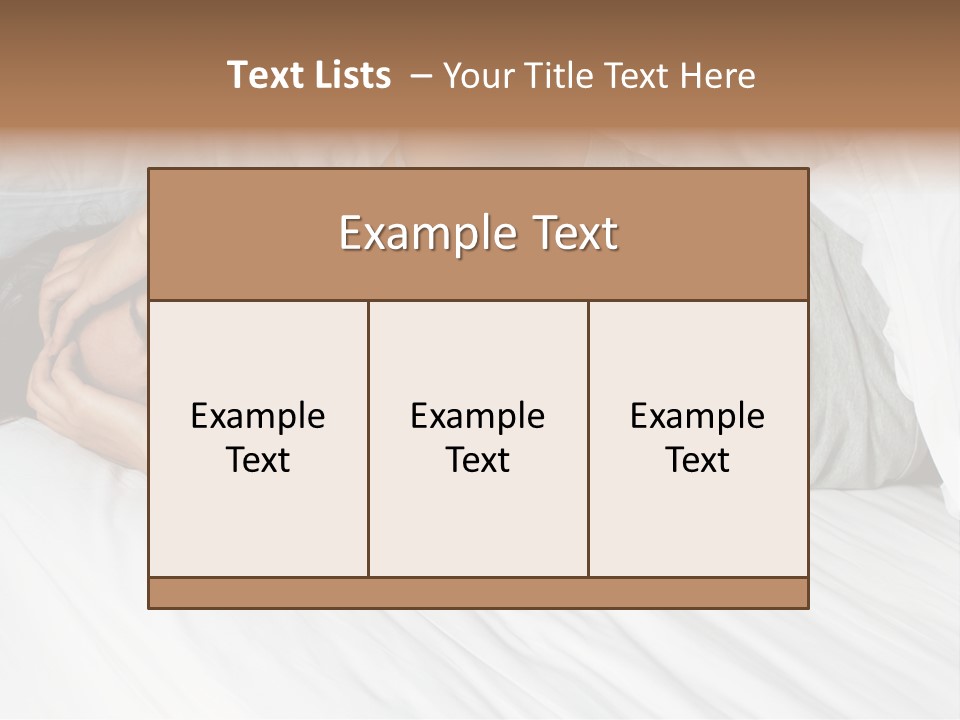 White Sadness Frustration PowerPoint Template