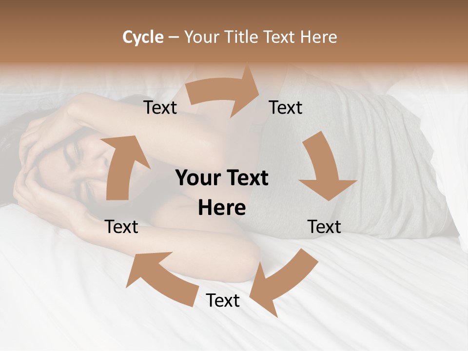 White Sadness Frustration PowerPoint Template