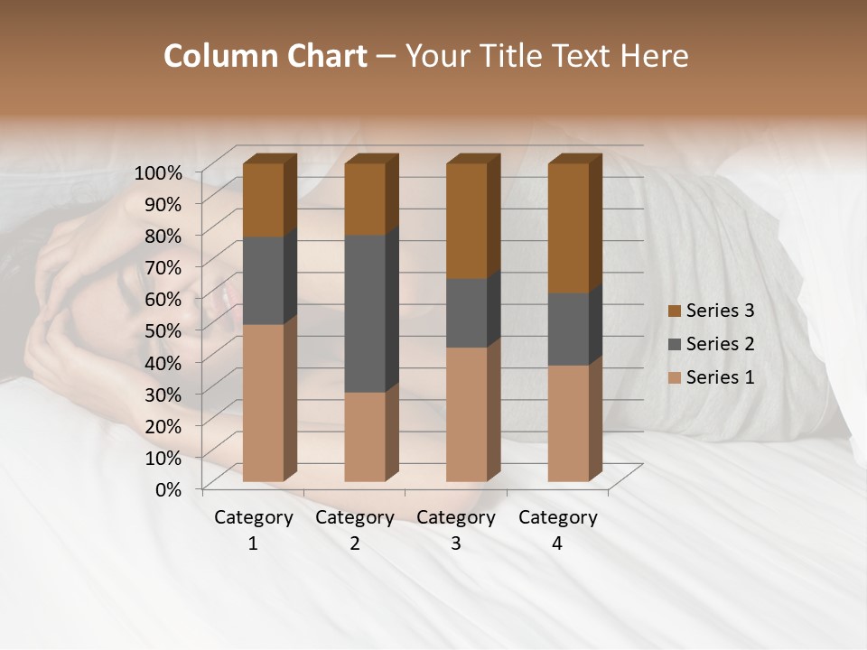 White Sadness Frustration PowerPoint Template