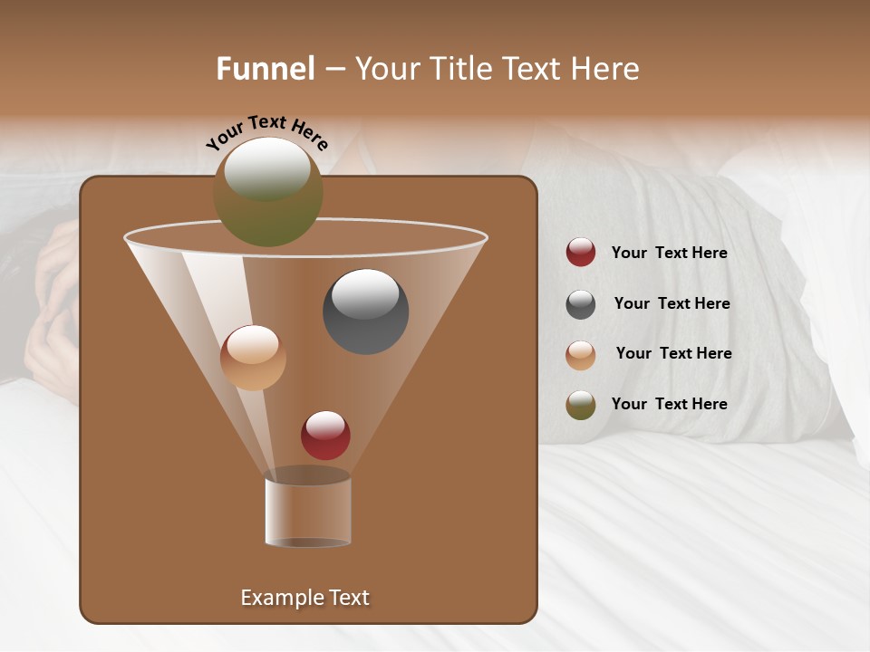 White Sadness Frustration PowerPoint Template