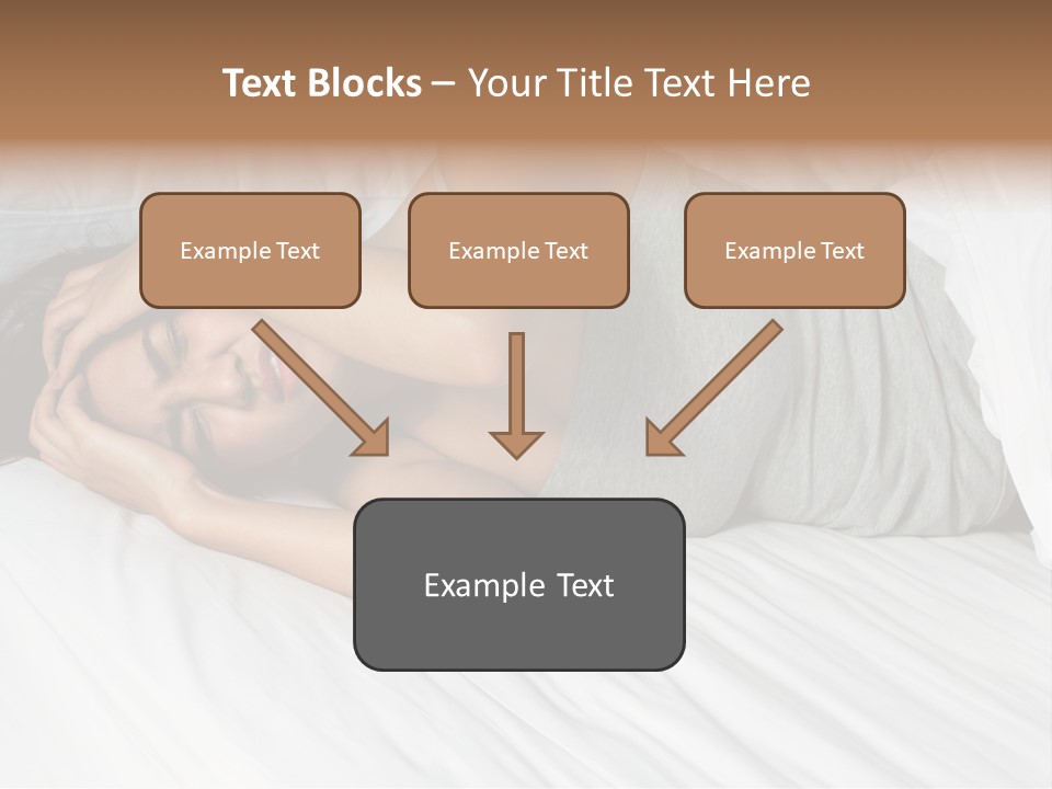 White Sadness Frustration PowerPoint Template