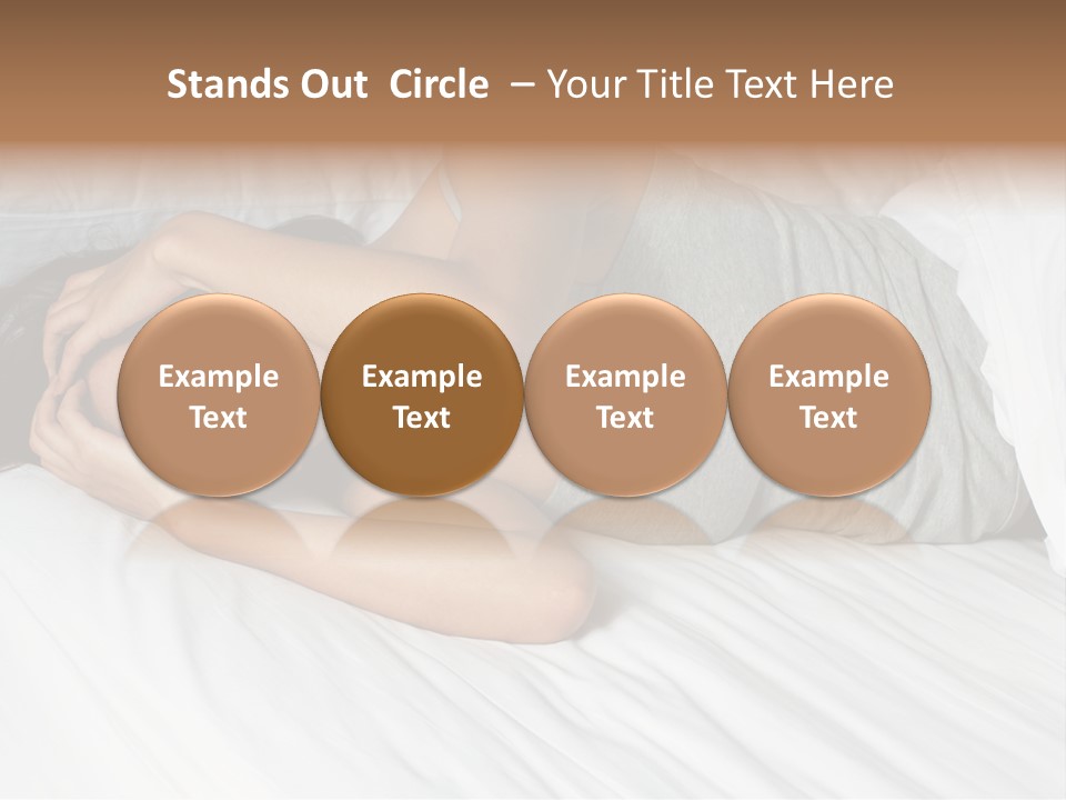 White Sadness Frustration PowerPoint Template