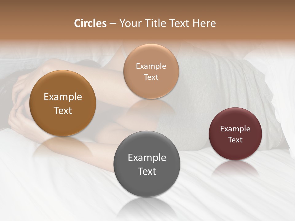 White Sadness Frustration PowerPoint Template