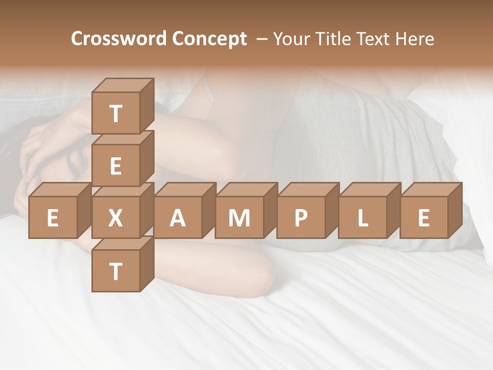 White Sadness Frustration PowerPoint Template