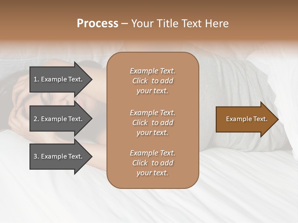 White Sadness Frustration PowerPoint Template