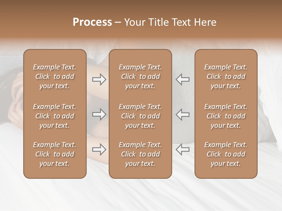 White Sadness Frustration PowerPoint Template
