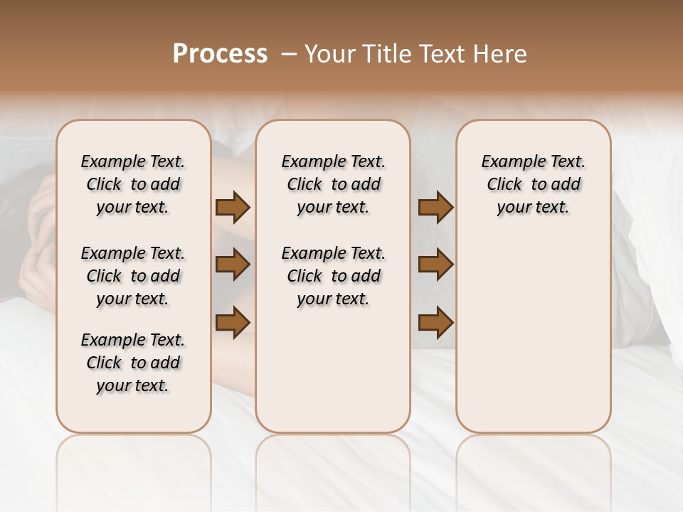 White Sadness Frustration PowerPoint Template