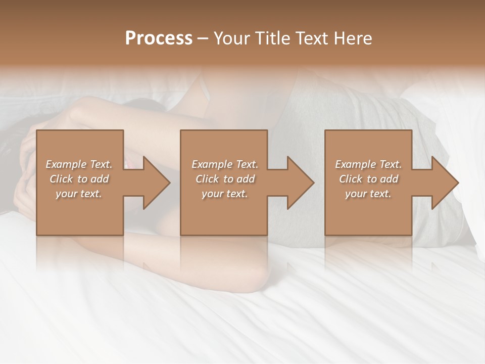 White Sadness Frustration PowerPoint Template