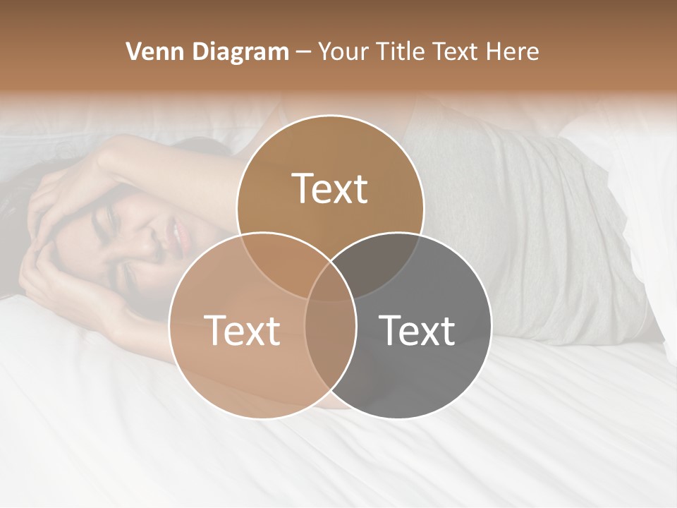 White Sadness Frustration PowerPoint Template