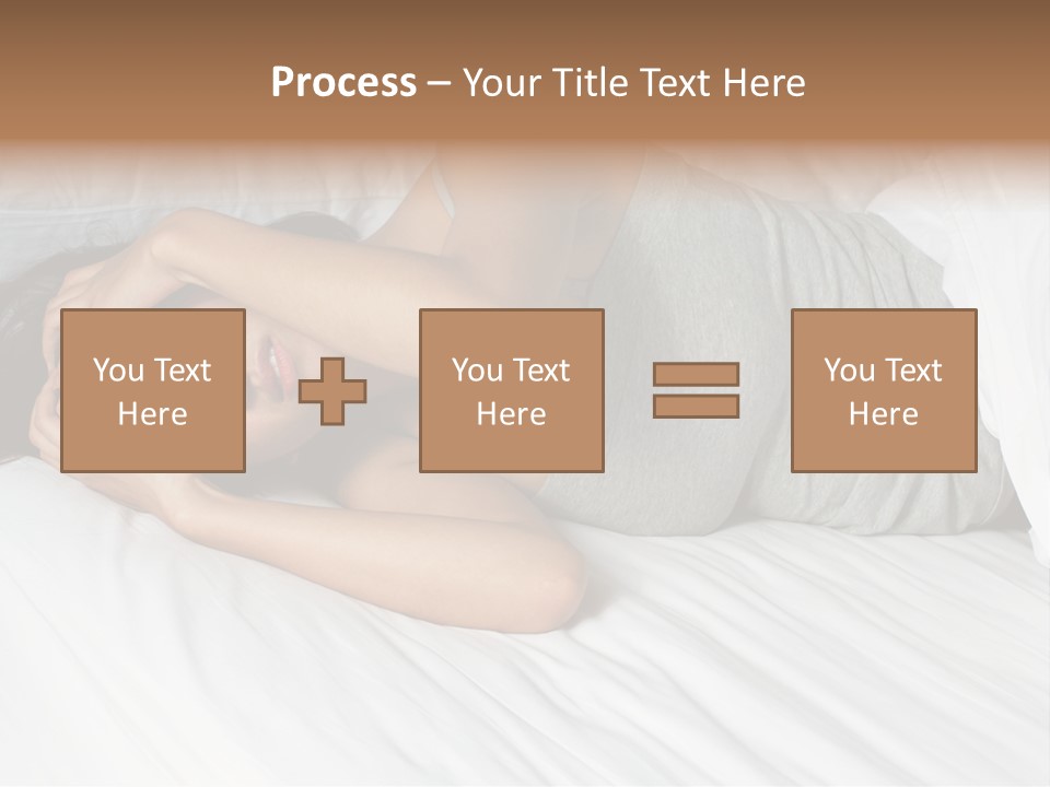 White Sadness Frustration PowerPoint Template