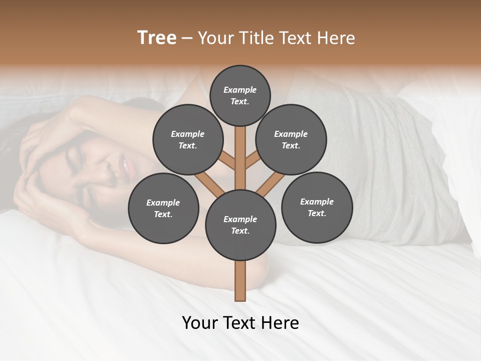 White Sadness Frustration PowerPoint Template