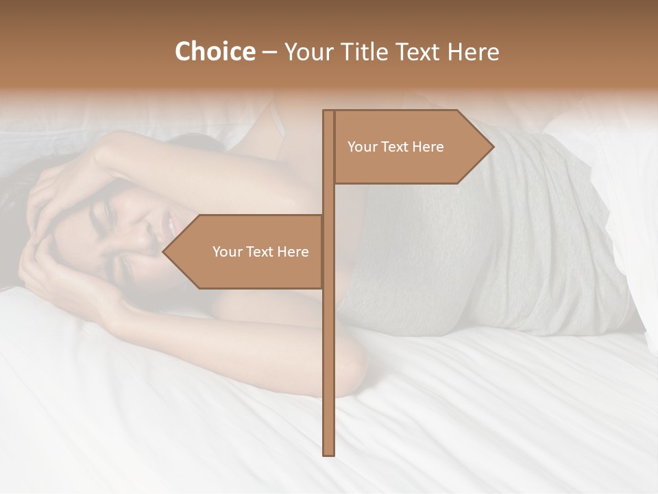 White Sadness Frustration PowerPoint Template