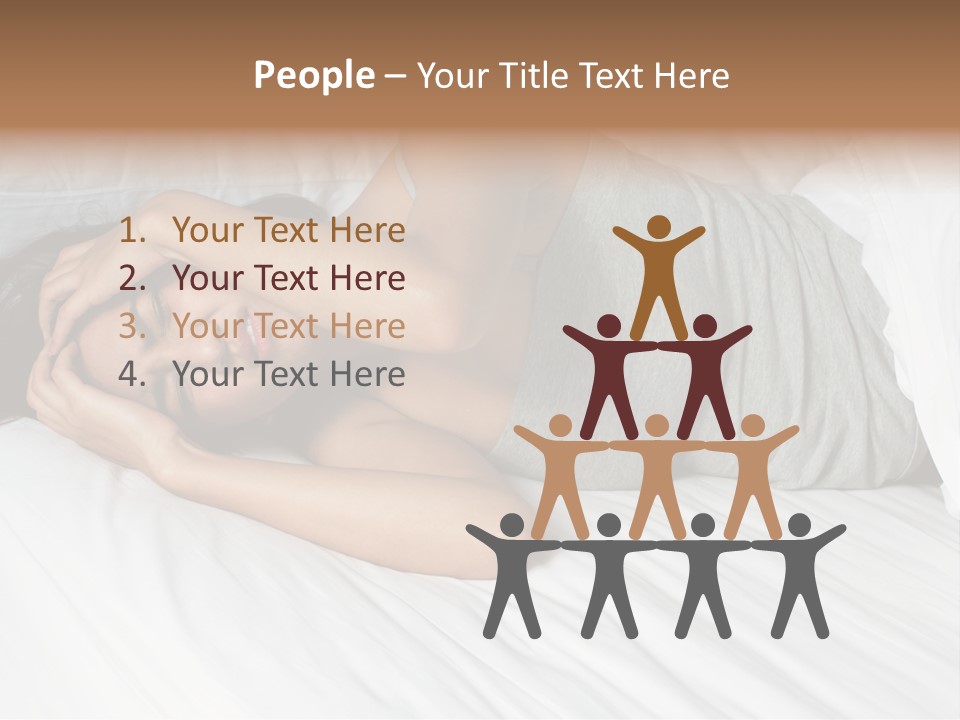 White Sadness Frustration PowerPoint Template