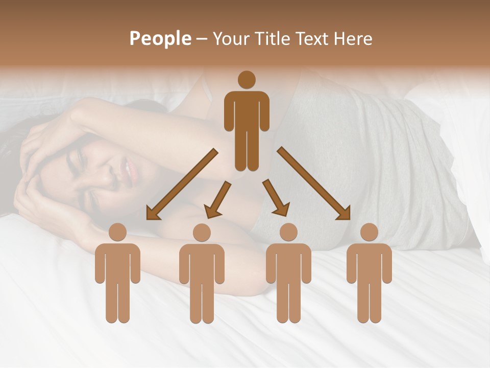 White Sadness Frustration PowerPoint Template