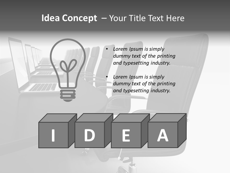 Auditorium Classroom Boardroom PowerPoint Template