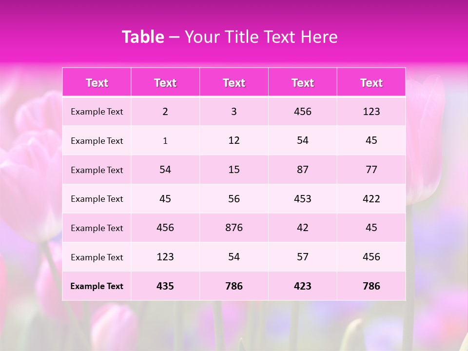 Calla Decoration Flora PowerPoint Template