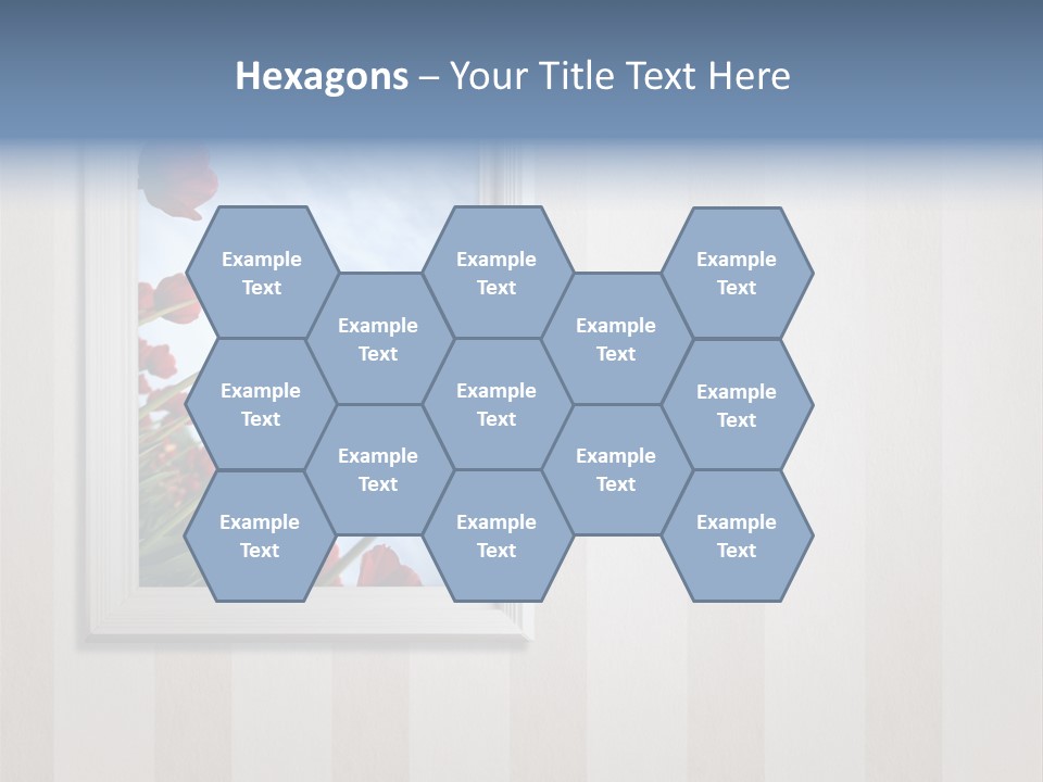 Brown Blue Object PowerPoint Template