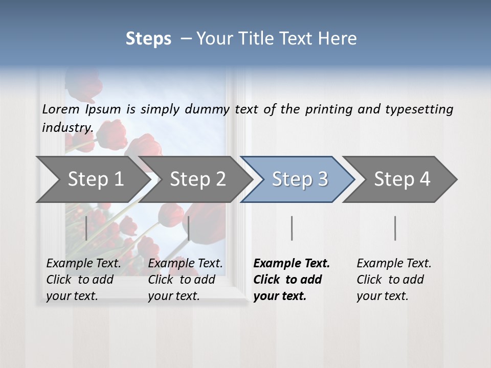 Brown Blue Object PowerPoint Template