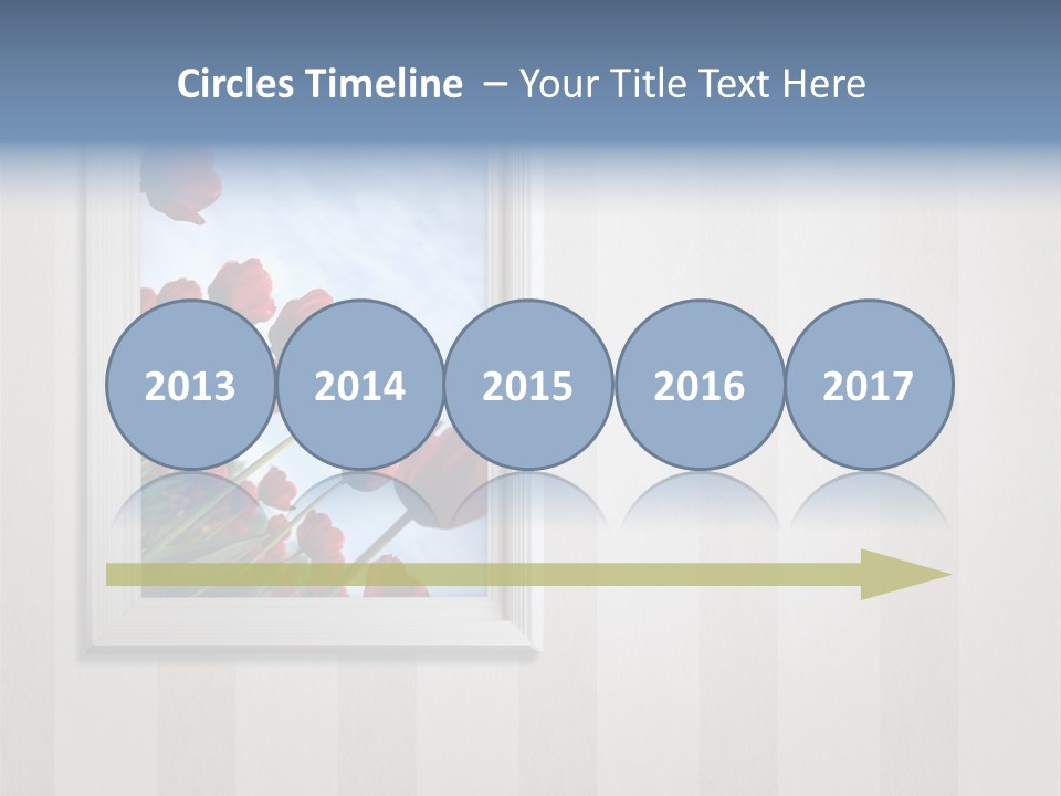 Brown Blue Object PowerPoint Template