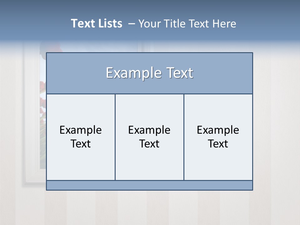 Brown Blue Object PowerPoint Template