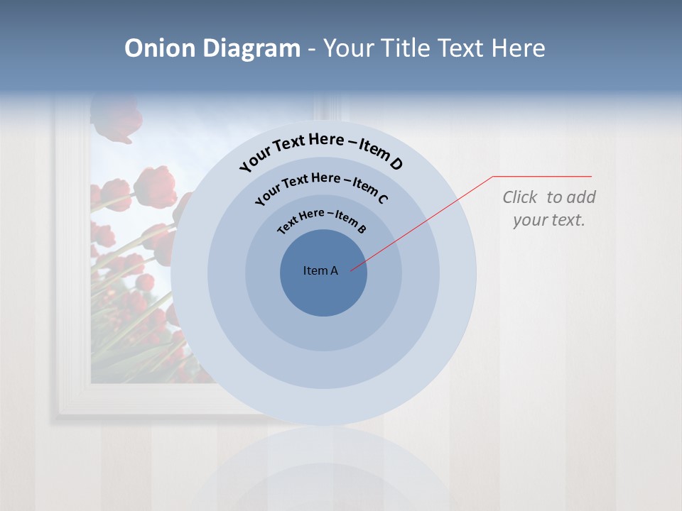 Brown Blue Object PowerPoint Template